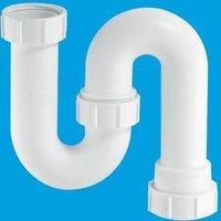 McAlpine SB10 1.25" 75mm Water Seal Tubular Swivel 'S' Trap in White