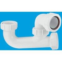 McAlpine SM10 50mm Seal Bath Trap with Cleaning Eye in White