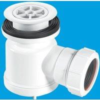 McAlpine STW1-R 19mm Water Seal Shower Trap with Universal Outlet in White