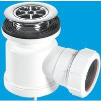 McAlpine STW3-RB 19mm Water Seal Shower Trap with Universal Outlet in White