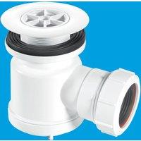 McAlpine STW5-R 19mm Water Seal Shower Trap with Universal Outlet in White