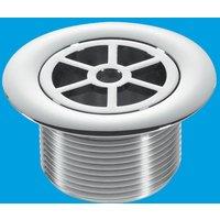 McAlpine STW85CP Standard Waste for STW 1" Shower Traps in Silver