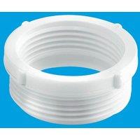 McAlpine T16 1.5" x 1.25" Trap Inlet Reducer in White