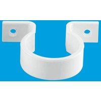 McAlpine T30 1.5" Pipe Clip in White