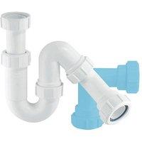 McAlpine TP10 1.5" 75mm Water Seal Tubular Swivel All One Trap in White