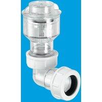 McAlpine TUNVALVE Tunvalve (Clear) with 3/4" female thread for connection to in White