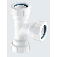 McAlpine V15M 2" Multifit Swept Tee in White