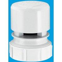 McAlpine VP2W White Ventapipe 25 Air Admittance Valve with 1.5" Universal Ou