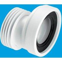 McAlpine WC-CON4 20mm Offset Rigid WC Connector in White