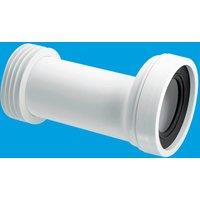 McAlpine WC-CON5 20mm Offset Adjustable Length Rigid WC Connector in White