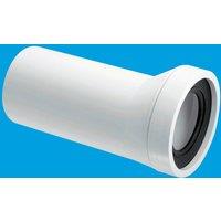 McAlpine WC-CON6 10mm Offset Adjustable Length Rigid WC Connector in White