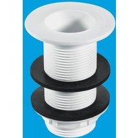 McAlpine W10 1.25" x 3.5" Tail Tank Overflow in White