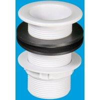 McAlpine W20 1.5" x 3.5" Tail Tail Tank Overflow in White