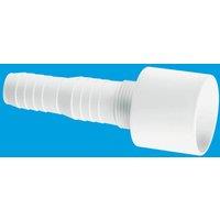 McAlpine WMF3 Straight Nozzle for connection to Multifit in White