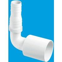 McAlpine WMF4 90 Nozzle for connection to Multifit in White