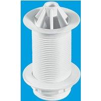 McAlpine WU10 1.25" Domed Flange Urinal Waste in White