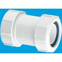 McAlpine Z28M 2" Multifit Straight Connector in White