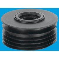 McAlpine DC2-BL Black 4"/110mm Drain Reducer Connector