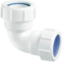 McAlpine MS4-ISO 1.25" x 32mm 90 Multifit Bend - Multifit x European Pipe S in White