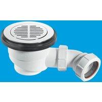 McAlpine ST90CPB-S 90mm x 50mm Water Seal Shower Trap in White