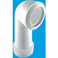 McAlpine MAC-8L 97-107mm Inlet x 4"/110mm Outlet 90 Bend MACFIT WC Connecto in White