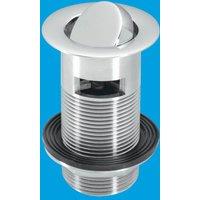 McAlpine CW60SP-CB Chrome Plated Swivel Basin Waste in Silver