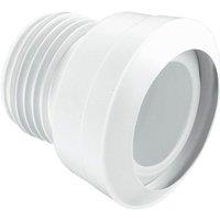 McAlpine MAC-3 97-107mm Inlet Straight MACFIT WC Connector in White