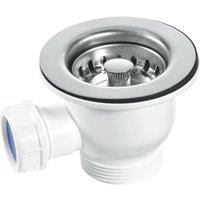 McAlpine Mca 1 1/2" Mini Basket Strainer Waste - PVD Finish - MBS85PVD in White