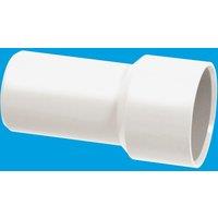 McAlpine ABSCON-32x1.25 32mm ABS Solvent Weld Adaptor in White