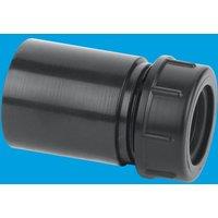 McAlpine R16-BL 1.25" x 19/23mm Reducer in ABS Black