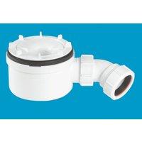 McAlpine ST90-70B 50mm Water Seal Trap Body with 1.5" Multifit Outlet in White