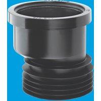 McAlpine DC1BL-OS Black 4"/110mm 14mm Offset Drain Connector