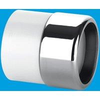 McAlpine ABS32/35G-CB Chrome Plated Brass Compression Straight Connector x A in White