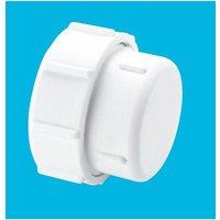 McAlpine T23U 1.5" Waste Pipe Blank Cap in White