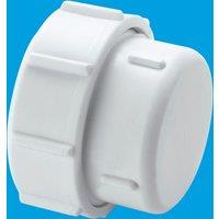 McAlpine Z23U 2" Waste Pipe Blank Cap in White