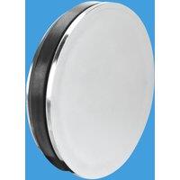 McAlpine 40K-CB Blanking Cap for Chrome Plated Brass Compression Tee (42E-CB in Silver