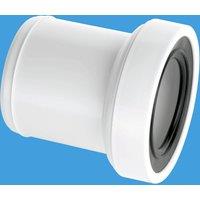 McAlpine WC-CON-EXT Straight Telescopic WC Socket Extension in White