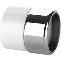 McAlpine Chrome Plated Brass x ABS Euro Connector 42/43mm x 1.5" ABS42/43G- in Silver