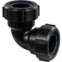 McAlpine Black Multifit 90 Degree Bend 1.25" MS4-BL