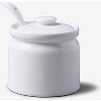 WM Bartleet & Sons Porcelain Sugar Jam Mustard Pot in White