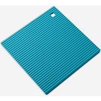 Zeal Silicone Square Hot Mat Trivet 18cm in Aqua