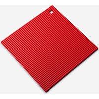 Zeal Silicone Square Hot Mat Trivet 22cm in Red
