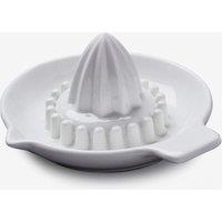 WM Bartleet & Sons Porcelain Lemon Squeezer in White