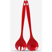 Zeal Melamine Salad Servers Set of 2 in Red