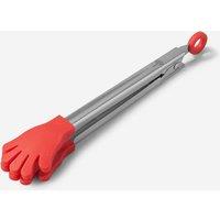 Zeal Silicone Handy Small Tongs 21cm in Red