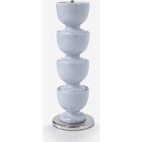 Zeal Stack & Store Egg Cup Set with Chrome Stand in Duck Egg Blue