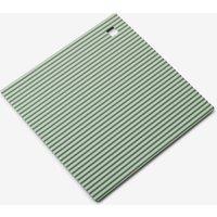 Zeal Silicone Square Hot Mat Trivet 18cm in Light Green