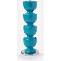 Zeal Stack & Store Egg Cup Set with Chrome Stand in Aqua