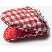 Zeal Silicone Hot Grab Mini Oven Mitt Gingham in Red