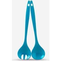 Zeal Melamine Salad Servers Set of 2 in Aqua